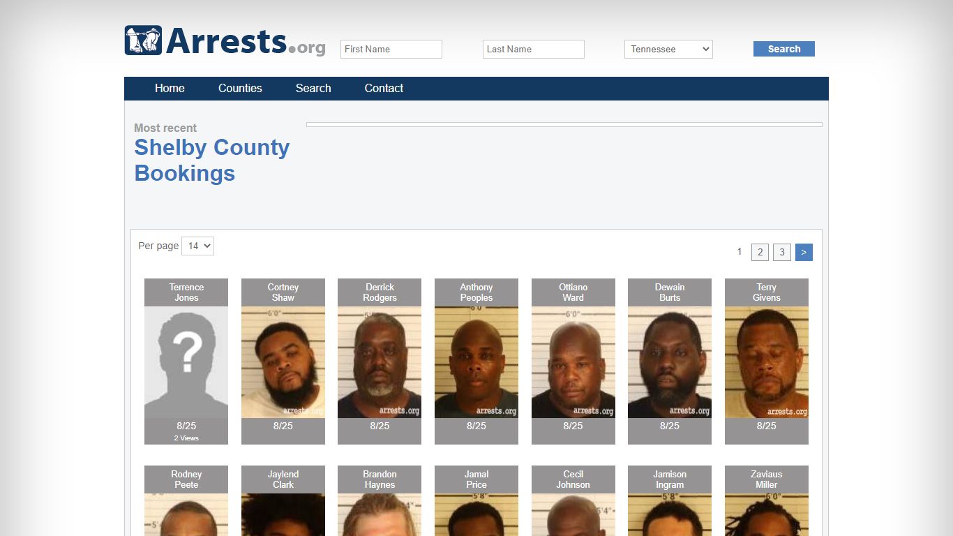 Shelby County Arrests and Inmate Search